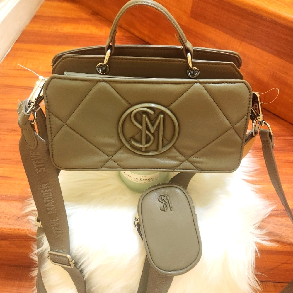 Steve Madden LT-Olive Satchel/crossbody Purse 👛